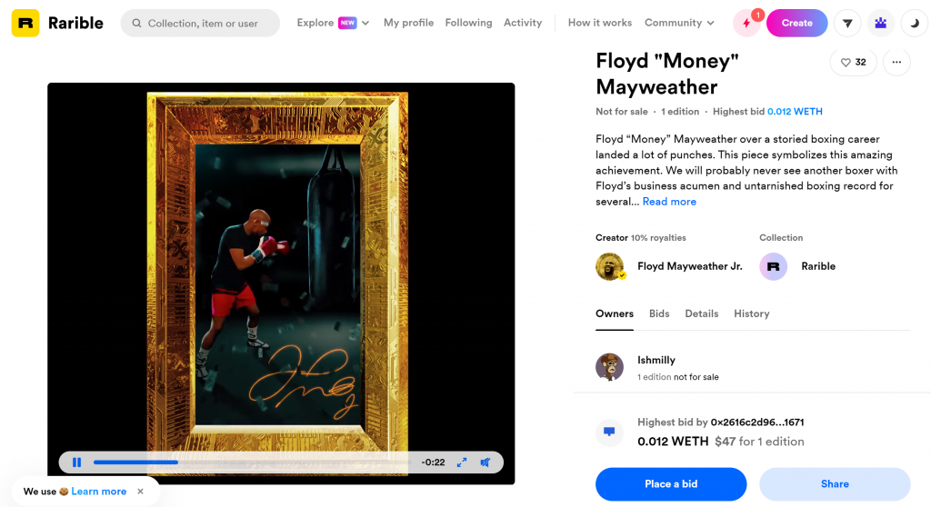 Floyd Money Mayweather NFT Collection
